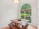 Cozy breakfast nook featuring a large window with views of the backyard at 727 Mayfield Ct, Fort Mill, SC 29715