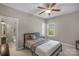 Cozy bedroom featuring a double bed, and an ensuite bathroom at 1005 Palace Ct # 58, Indian Trail, NC 28079