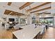 Open-concept kitchen and living room with a large kitchen island, perfect for Gathering gatherings at 101 S Shore Dr, Belmont, NC 28012