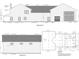 The rear elevation and roof plan blueprints show the building's structure and dimensions at 109 Winners Cir # 1, Mooresville, NC 28117