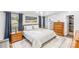 Comfortable bedroom featuring stylish decor, plush bedding, and en-suite bathroom access, perfect for relaxation at 126 Goat Trl, China Grove, NC 28023