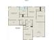 Second floor layout features an owner's suite, three additional bedrooms, and a versatile loft space at 13943 Penbury Ln # 376, Charlotte, NC 28278