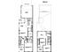 Detailed floorplan of the Merlot Model Home, showing the layout of the rooms on both floors at 19732-A School St, Cornelius, NC 28031