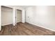 Bedroom with vinyl flooring and double closet at 205 King David Ln, Gastonia, NC 28056