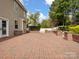 Spacious brick patio, partially fenced in, for entertainment and relaxation at 3140 S Legacy Park Blvd, Fort Mill, SC 29707
