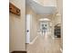 Hallway featuring an arched entryway, leading to the dining and living area at 3140 S Legacy Park Blvd, Fort Mill, SC 29707