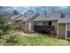 Back deck features slider access to the home, and is complimented by a walkway at 413 19Th Avenue Ne Ct, Hickory, NC 28601