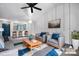Bright living room features modern decor, stylish furniture, and lots of natural light at 413 19Th Avenue Ne Ct, Hickory, NC 28601