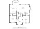 Main level floor plan illustrating the kitchen, living room, dining area, and laundry room layout at 6916 Sardis Green Ct, Charlotte, NC 28270