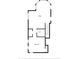 Detailed floorplan showcasing the layout of the room, bedroom, and bathroom at 6916 Sardis Green Ct, Charlotte, NC 28270