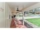 Cozy covered porch with seating, perfect for enjoying the outdoors, a ceiling fan, and classic charm at 737 Waverly Pl, Statesville, NC 28677
