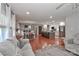 Open concept living space with a cohesive design and natural light throughout the house at 737 Waverly Pl, Statesville, NC 28677