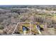 Aerial view of the property and surrounding area, showing proximity to neighborhood homes at 126 Orville Rd, Statesville, NC 28677