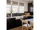 Charming kitchen with a farmhouse sink, black backsplash, modern faucet, and ample natural light at 1518 Levy Way, Charlotte, NC 28205