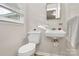 Bathroom with vintage sink and traditional fixtures at 213 Turner Rd, Gastonia, NC 28056