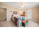 Inviting bedroom with neutral tones, ceiling fan, and comfortable furnishings at 230 Valley View Dr, Clover, SC 29710