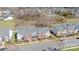 Overhead shot of a neighborhood street with sidewalks and manicured lawns at 4221 Coulter Xing, Charlotte, NC 28213