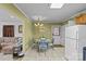 Dining room with chandelier and tile floors at 5140 Old Monroe Rd, Indian Trail, NC 28079