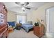 This bedroom features window, wardrobe and ceiling fan at 102 Brandywine Ne Dr # Q4, Conover, NC 28613