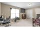 Bedroom with a desk, TV and closet at 111 Harris Farm Rd, Mooresville, NC 28115
