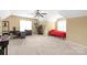 Spacious bedroom with carpet, natural light, and ceiling fan at 111 Harris Farm Rd, Mooresville, NC 28115