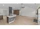 Living room with open layout and partial view of kitchen at 3919 Chatterleigh Dr, Monroe, NC 28110