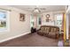 Cozy living room with natural light, creating a warm and inviting space for Gathering and guests at 404 E 1St St, Cherryville, NC 28021
