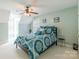 Bright bedroom featuring colorful bedding, modern decor, and lots of natural light creating an inviting space at 514 Saint Johns Dr, Salisbury, NC 28144