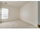 Bedroom featuring neutral walls, carpet floor and window at 7124 Bevington Woods Ln, Charlotte, NC 28277