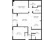 Detailed floor plan showing the layout of the living room, kitchen, bedrooms, bathrooms, and balcony at 792 N Davidson St, Charlotte, NC 28202