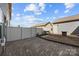 Fenced backyard with a brick patio and landscaped area at 11332 Westbranch Pkwy, Davidson, NC 28036