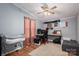 Functional bedroom featuring a desk, computer, and personal touches at 114 Tr Foster Rd, Kings Mountain, NC 28086