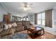 Cozy living room with a plush sofa, natural light, and an inviting atmosphere at 114 Tr Foster Rd, Kings Mountain, NC 28086