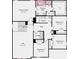 Second level floorplan featuring primary suite, three bedrooms, tech space, laundry, and loft at 121 Goorawing Ln, Mooresville, NC 28115