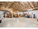 Spacious unfinished basement with exposed wooden support beams offering development possibilities at 1263 Waterford Dr, Hickory, NC 28602