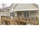 Exterior of the house shows a deck with railings and access to the house at 1263 Waterford Dr, Hickory, NC 28602