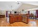 Well-designed kitchen featuring a central island, stainless steel appliances and open layout at 1263 Waterford Dr, Hickory, NC 28602