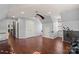Large bonus room boasts hardwood flooring, recessed lighting, and neutral paint at 12836 Harvest Time Ct, Charlotte, NC 28278