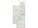 Layout of the first floor featuring a great room, dining area, kitchen, bedroom, bath and two-car garage at 14035 Penbury Ln # 368, Charlotte, NC 28278