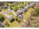 A suburban landscape featuring a home with a fenced yard, above-ground pool, deck, and mature trees at 1812 Rosewell Dr, Rock Hill, SC 29732
