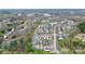 Expansive aerial shot showcases the home's proximity to the community pool and the neighborhood layout at 18710 Coverdale Ct, Cornelius, NC 28031