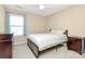Bedroom with neutral walls, carpet and a window at 18710 Coverdale Ct, Cornelius, NC 28031