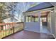 Inviting deck offering backyard views and access to a screened-in porch and other outdoor spaces at 244 N Race St, Statesville, NC 28677