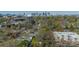 Aerial view of neighborhood with downtown skyline view at 2953 Craftsman Ln, Charlotte, NC 28204