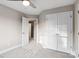 Neutral bedroom with plush carpet, ceiling fan and access to closet and bathroom at 341 Bynum Ave, Rock Hill, SC 29732