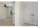 Hallway featuring a large closet and a window view to an adjoining bedroom at 341 Bynum Ave, Rock Hill, SC 29732