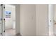 Hallway with freshly painted walls leading to a bright bathroom and another room, awaiting your personal touch at 341 Bynum Ave, Rock Hill, SC 29732