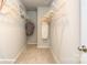 This walk-in closet features wall-mounted shelving for optimal storage at 113 Asmodean Ln, Troutman, NC 28166
