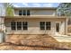 Back exterior featuring siding, windows and back door at 411 Wintergreen Ct # 2, Kings Mountain, NC 28086