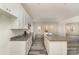 Well-lit kitchen featuring an island with sink, stainless steel appliances, and plenty of counter space at 418 Wintergreen Ct, Kings Mountain, NC 28086